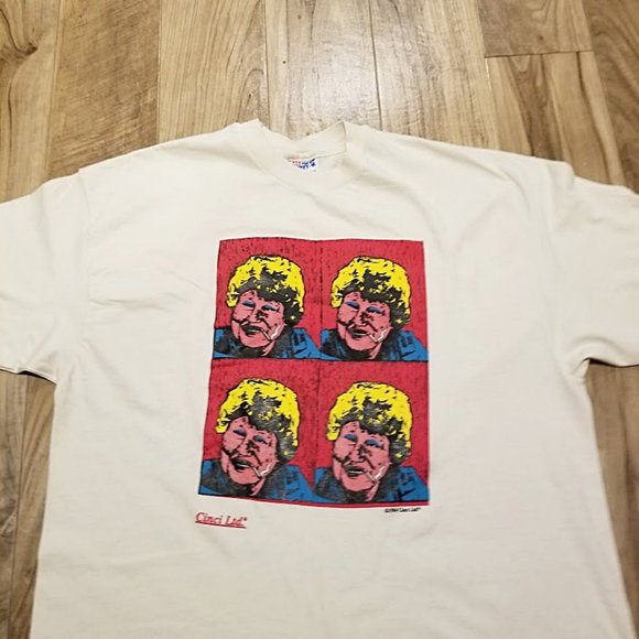 Vintage Cincinnati Reds Baseball Marge Schott T Shirt 2xl 90's Single Stitch Tee - Picture 4 of 8
